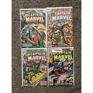 Captain Marvel #40, 44, 49, 52, 53, 60 (1975 Marvel) Lot Of 6 - Inhumans